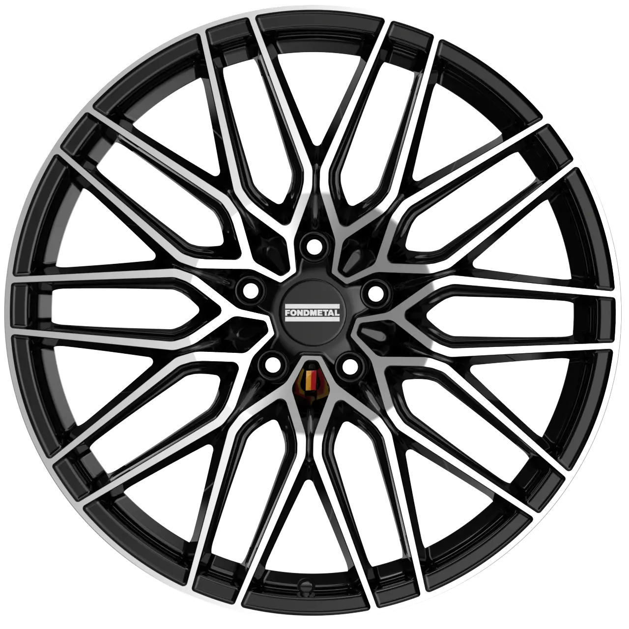 Janta aliaj Fondmetal Cratos Glossy Black Machined 11xR21 5x130 ET49 Porsche Cayenne 2023-2026