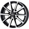 JANTA ALIAJ PLATIN P95 DIAMANT SCHWARZ FRONTPOLIERT 6XR16 5X100 ET35  VOLKSWAGEN TAIGO