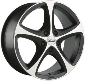 Janta Aliaj CMS C12 DMB Diamant Schwarz 6.5XR16 5X100 ET45