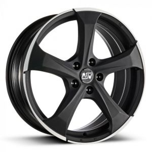 Janta aliaj MSW 47 Matt Dark Titanium 7.5xR17 5x120 ET29