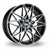 Janta aliaj Mam B2 negru polish 8xr18 5x112 ET30