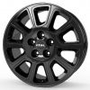 Janta aliaj Rial Transporter 2 negru lucios 6xR16 5x114.3 ET50 Renault Trafic 2014-2025