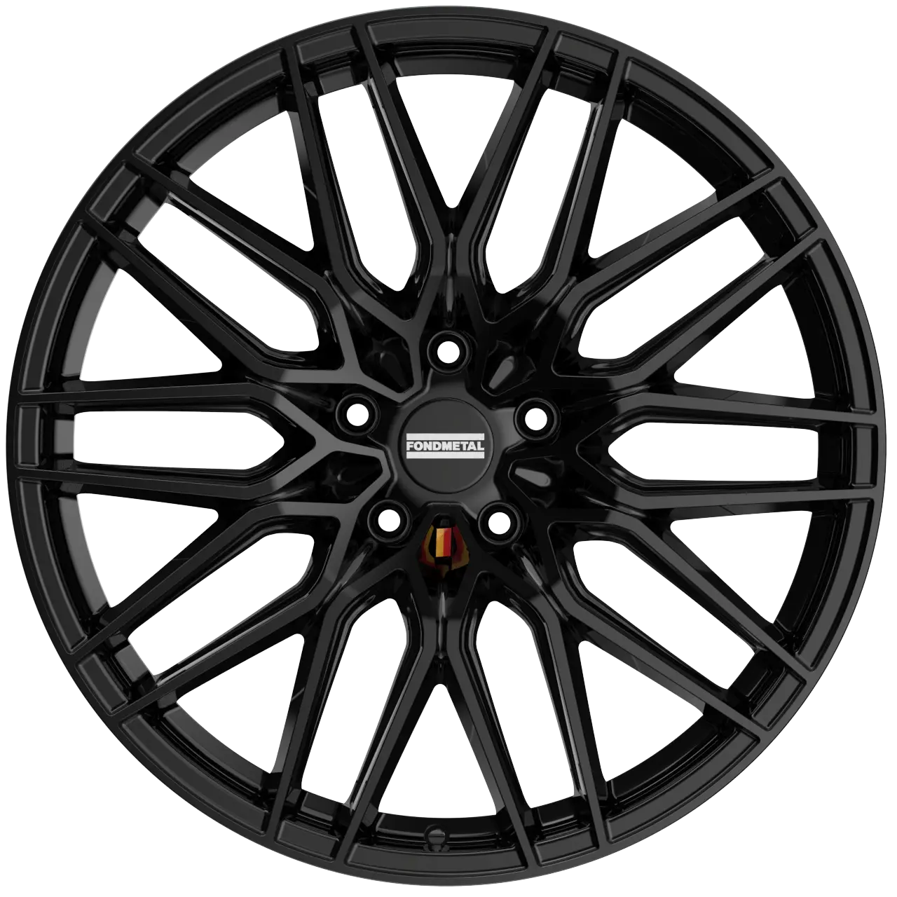 Janta aliaj Fondmetal Cratos negru lucios 9.5xR21 5x130 ET46 Porsche Cayenne 2023-2026