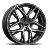 Janta aliaj GMP Italia Lunica Gri antracit diamond cut 7.5xR18 5x112 ET45